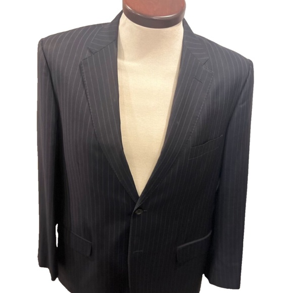 Valentino classic blazer virgen wool navy - Picture 2 of 5